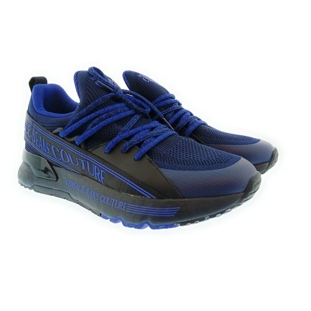 Versace Jeans Couture Mens Navy / Royal Blue Logo Runner Sneakers